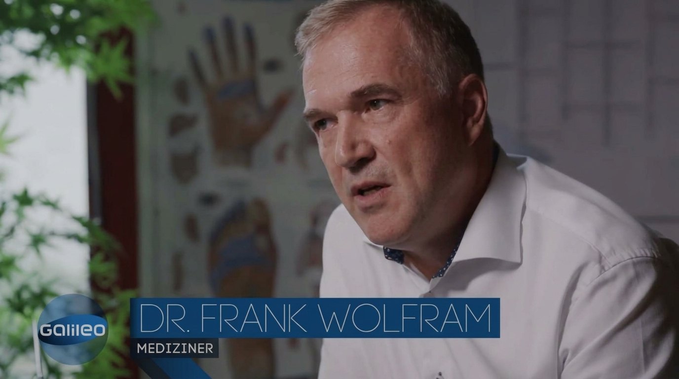 Standbild aus dem Galileo-Beitrag: Mediziner Dr. Frank Wolfram im Interview.